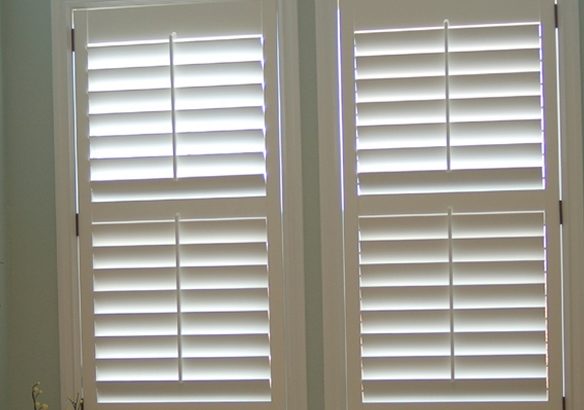 hinged panel front tilt shutters in Denver CO