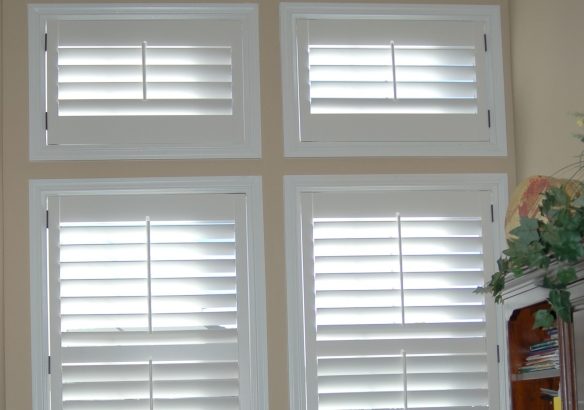 custom plantation shutters on hard to reach windows in Westminster CO