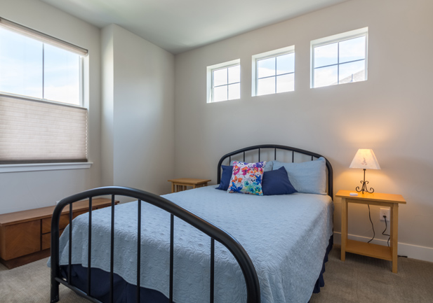 bedroom top down motorized shades Denver CO