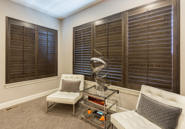 hinged panel shutters living room hunter douglas denver 80238