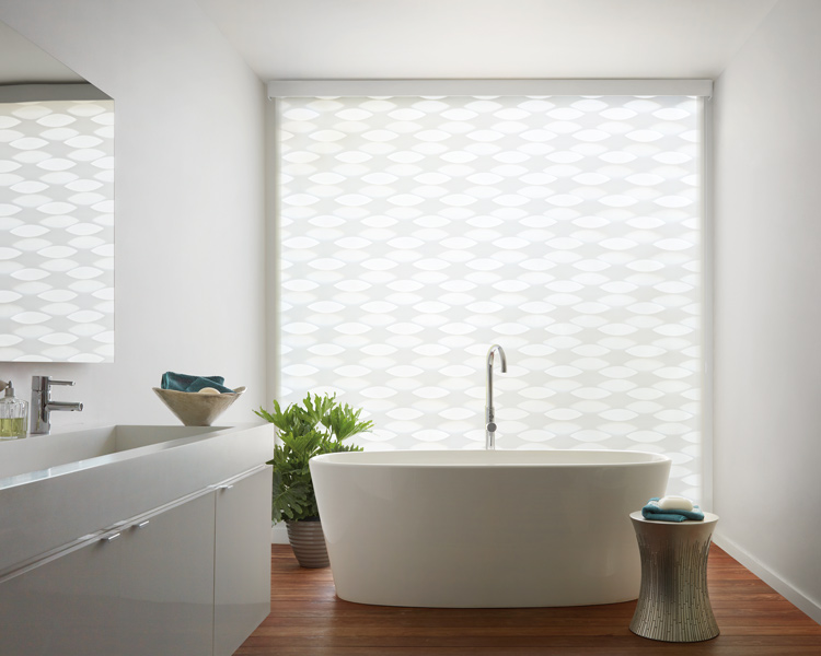 smart shades remote control blinds bathroom Hunter Douglas denver 80206