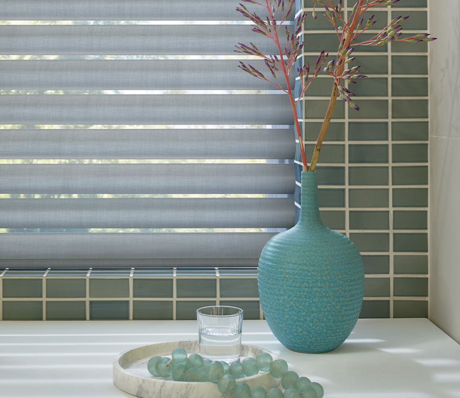 bathroom with contemporary window coverings in Westminster CO