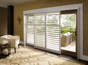 shutters cover sliding glass doors