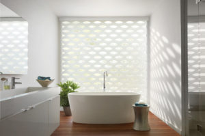 bathroom designer banded shades denver