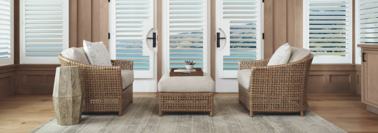 Natural elements palm beach polysatin shutters Hunter Douglas Westminster 80021