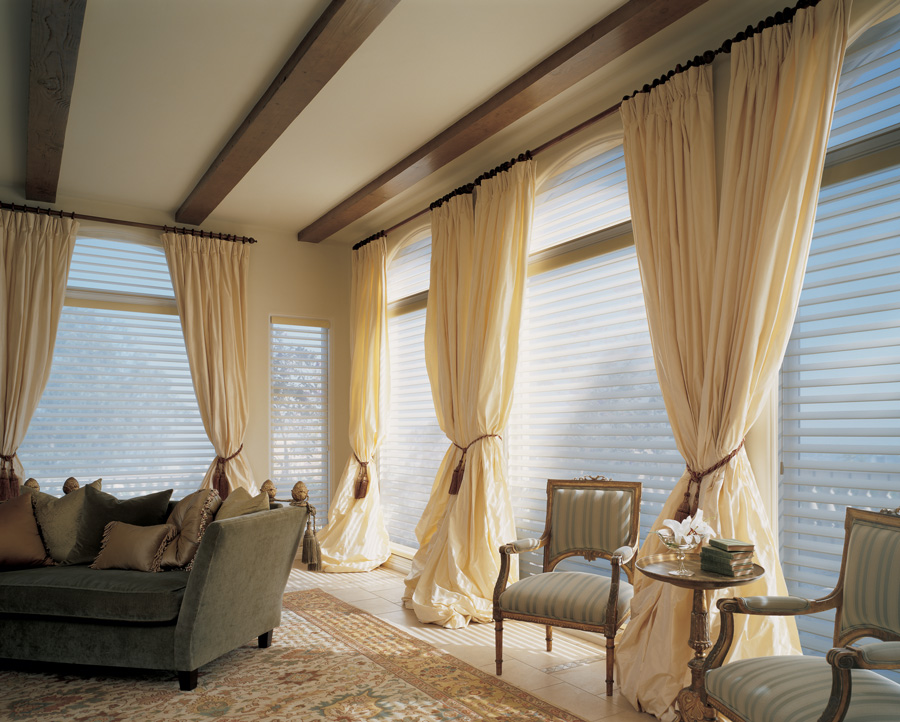 living room sheer shades