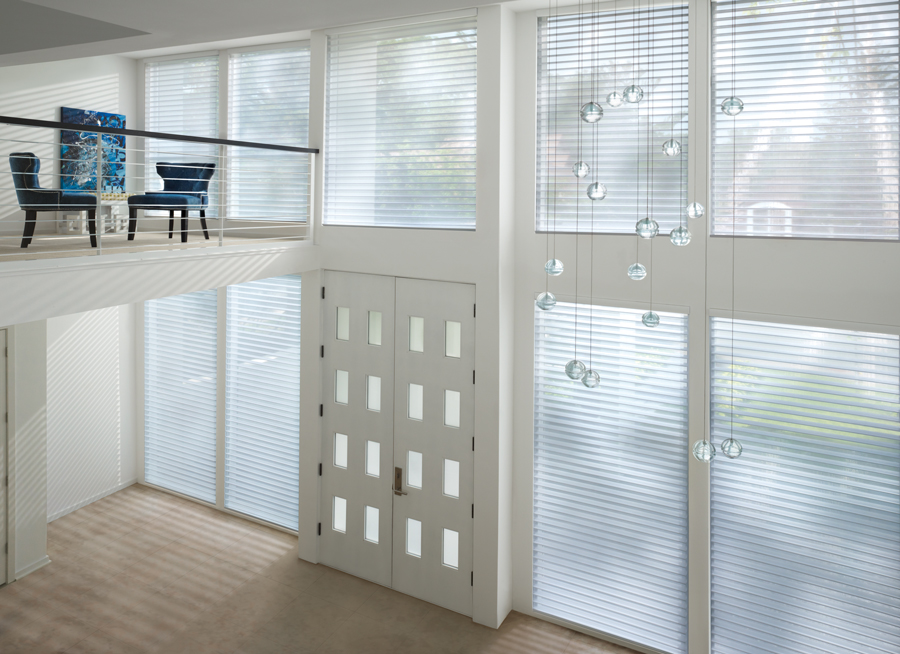 foyer shades of white sheer shades Hunter Douglas Denver 80238