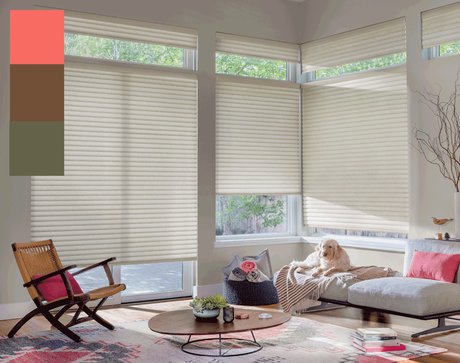 sonnette shades trending colors of 2019 Hunter Douglas Denver 80206