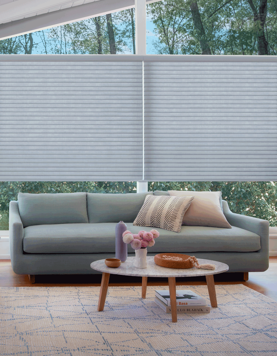 spring color pairings hunter douglas shades for floor to ceiling windows Denver 80209