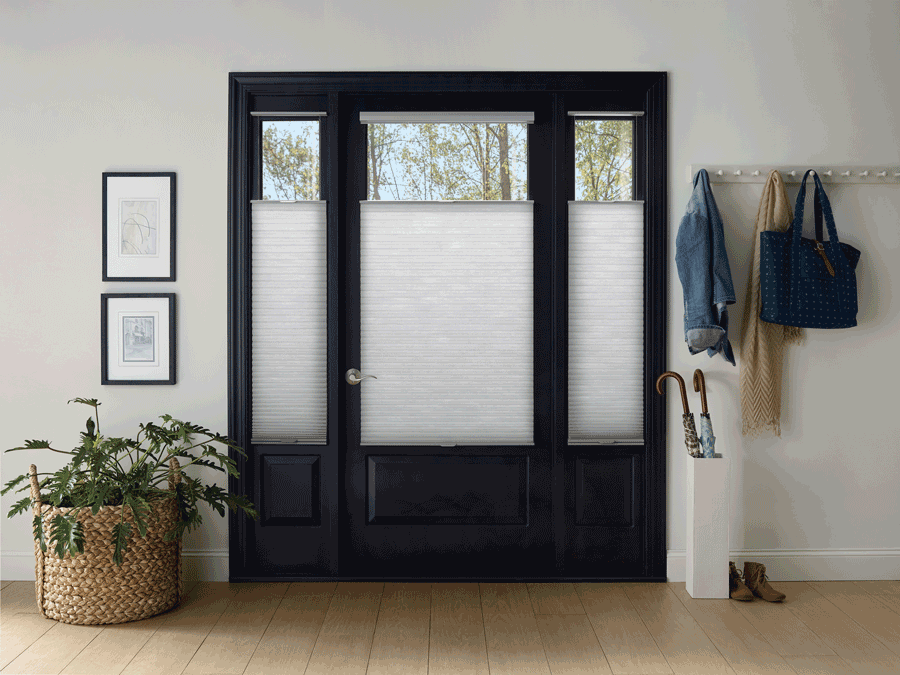 make the most of your home Entryway privacy and light control top down shades Denver CO