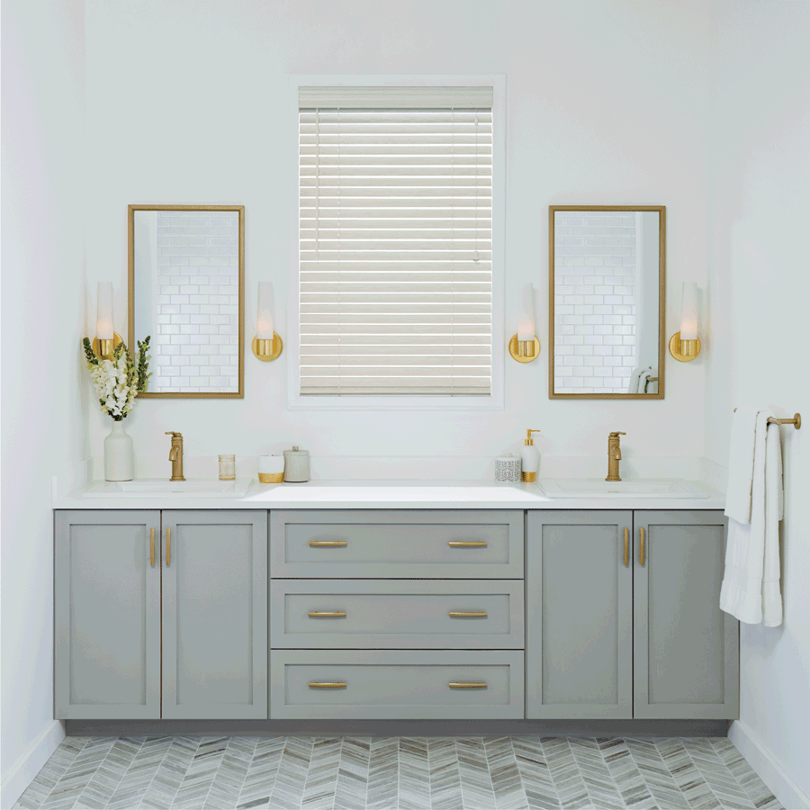 summer ready home bathroom privacy Hunter Douglas blinds Denver CO