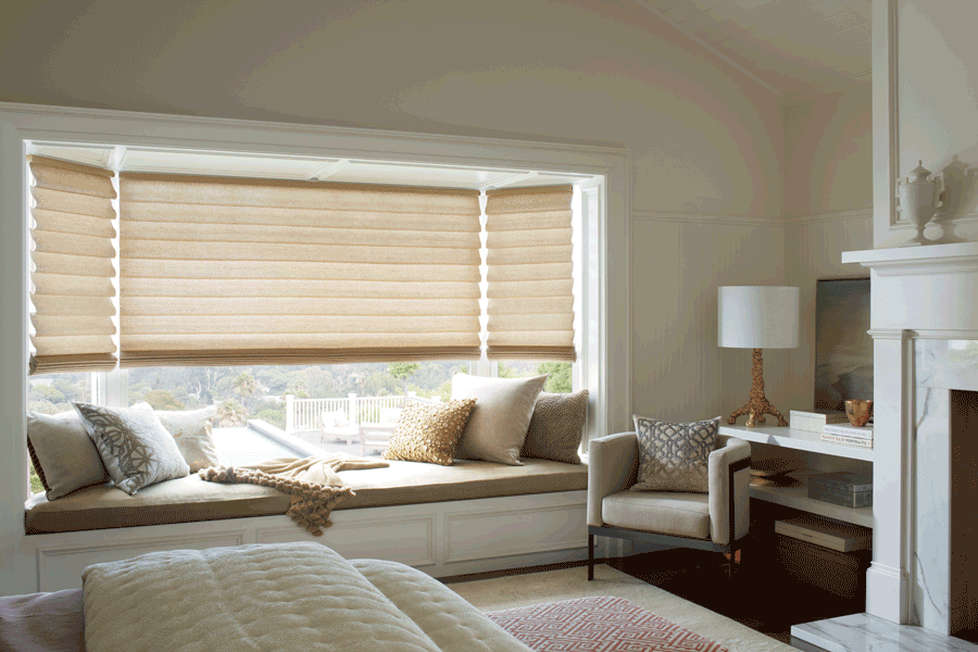 Hunter Douglas custom roman shades for your new home Denver CO