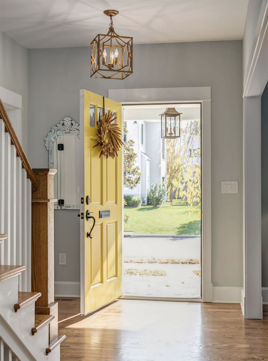 yellow front door denver CO home