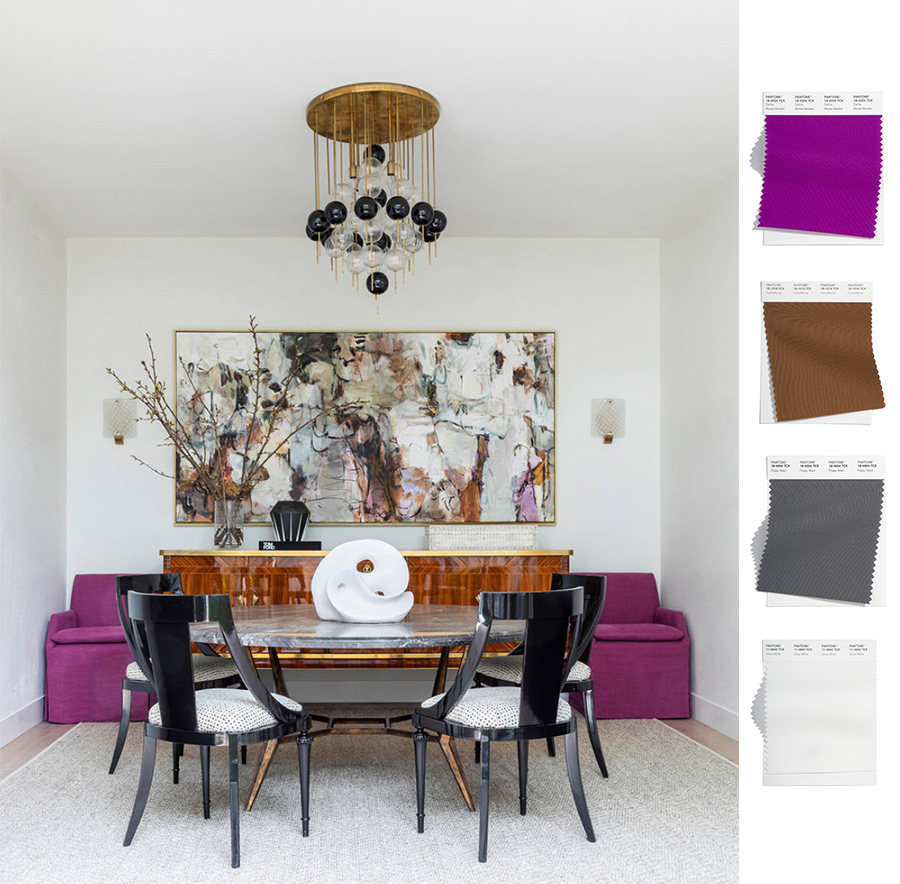 2022 Color palette Dahlia in Denver CO dining Room