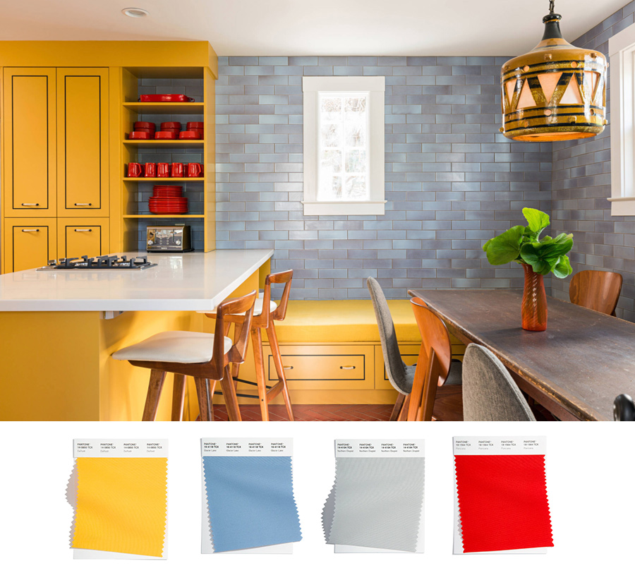 Daffodil kitchen 2022 color palette in Denver Co