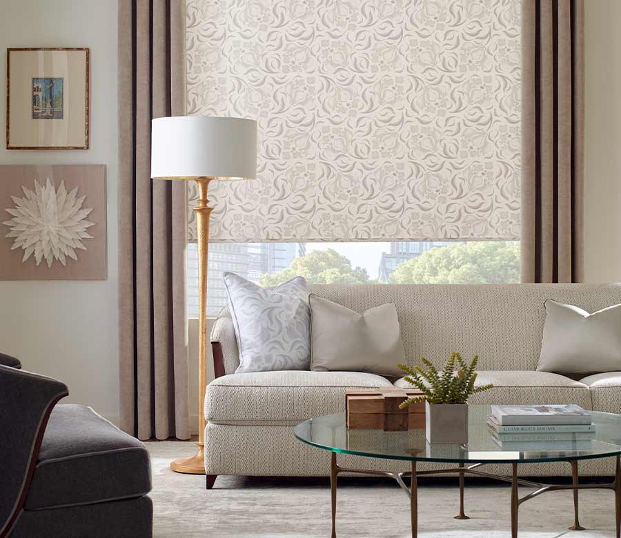 beige and cream living room with brown drapery and beige couch park meadows, co