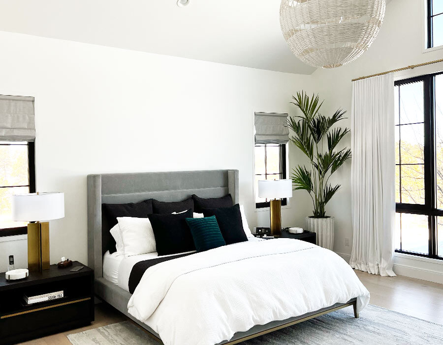 summit county vacation home in colorado with window treatments in Breckenridge