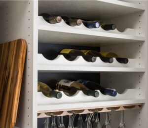 custom closet wine storage for kitchen pantry in Denver CO