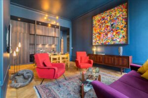 bold palette living room design