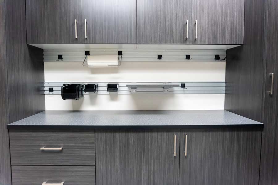 garage storage with custom cabinetry in Wheat Ridge CO