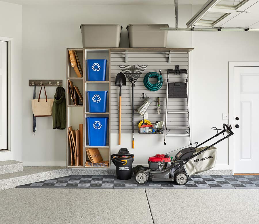 wall organization system in Denver garage