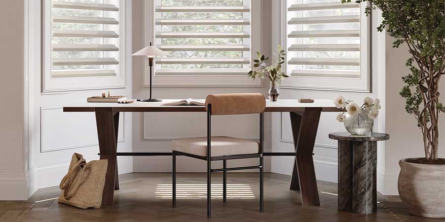 home office window treatments Colorado