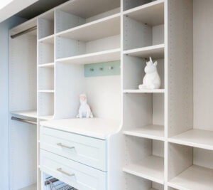 custom closets adjustable shelving walk-in closet childrens room