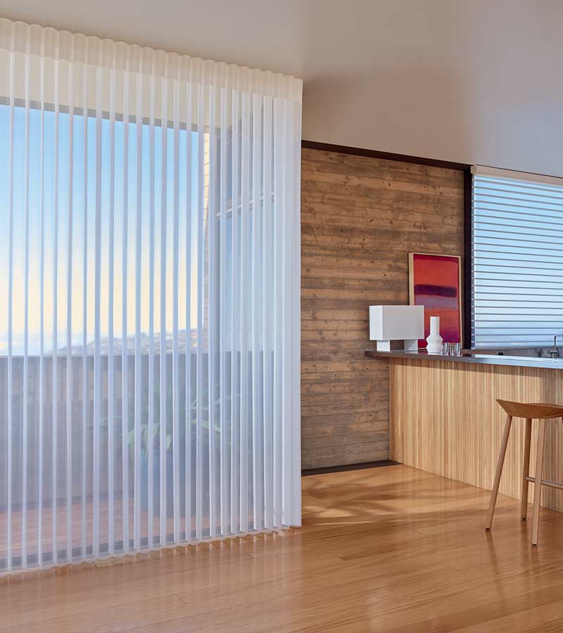 Luminette® sheer shades in Denver, CO home
