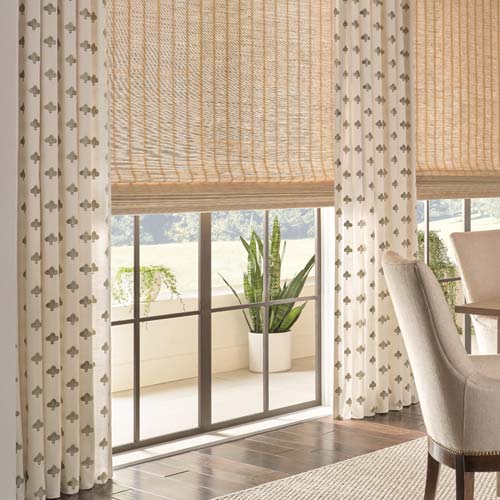 provenance-woven-wood-shades-layered-with-custom-drapery-hunter-douglas-rocky-mountain-shutter-shades-closets