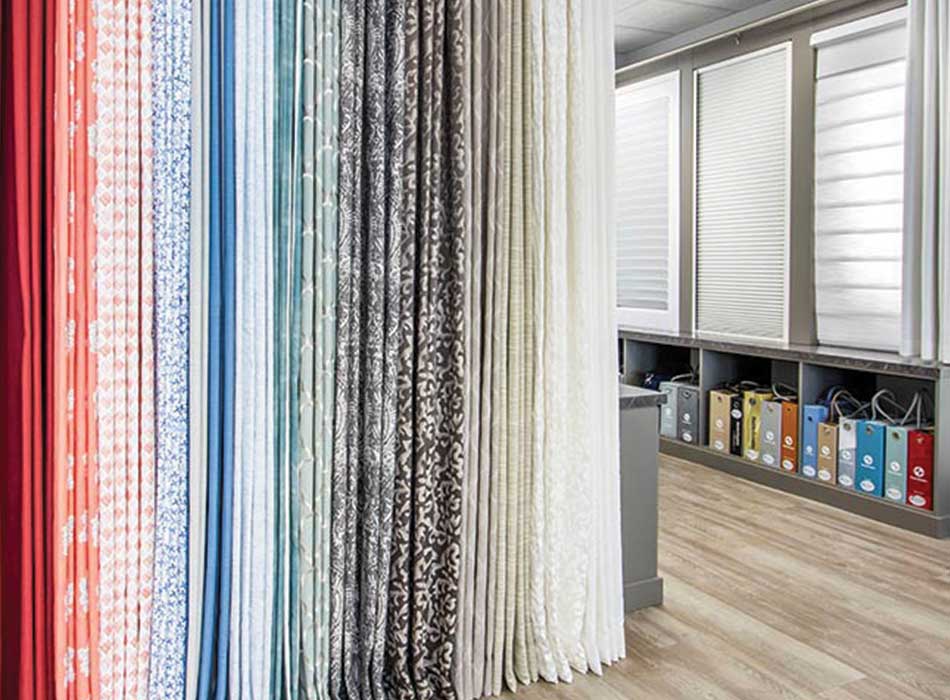 drapery wall rocky mountain shutters shades and closets showroom