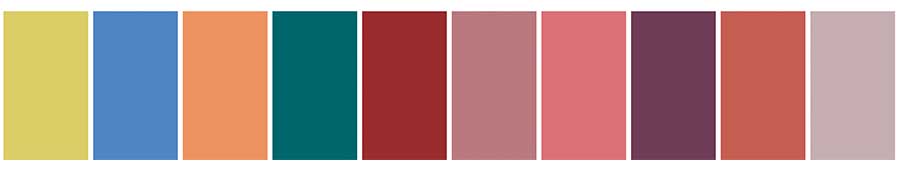 color inspiration pantone palette 