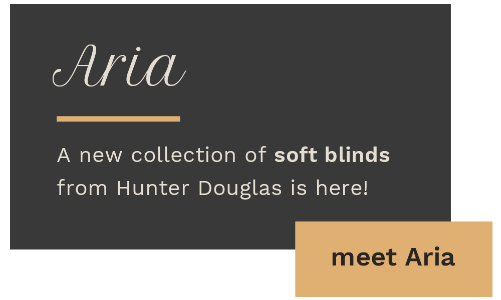aria soft fabric blinds