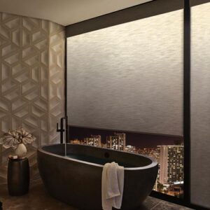 illuminated shades with LED lighting hunter douglas roller shades Denver