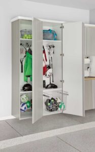 storing sports equipment with custom garage storage solutions in Denver
