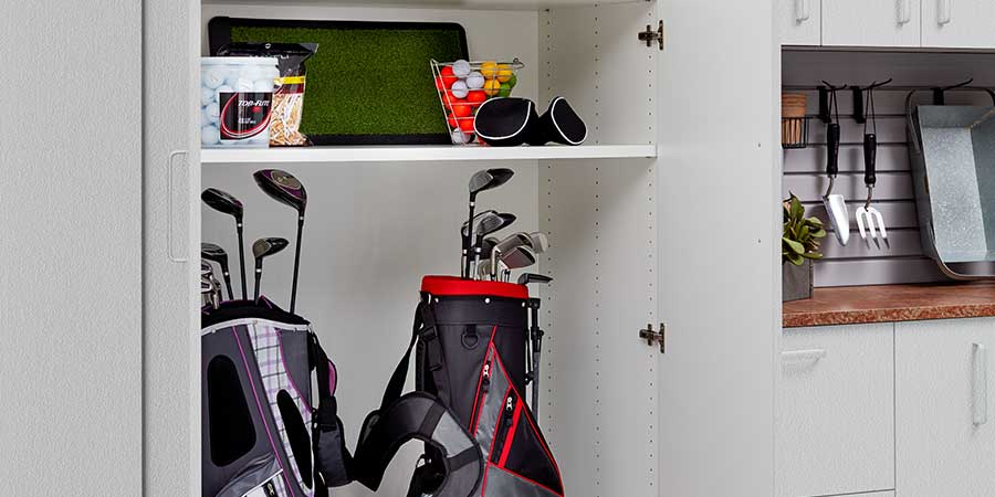 storing outdoor gear with custom closet solutions in Denver