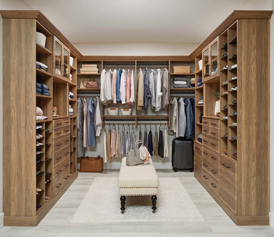 wood walk in closet rocky mountain shutters shades and closets