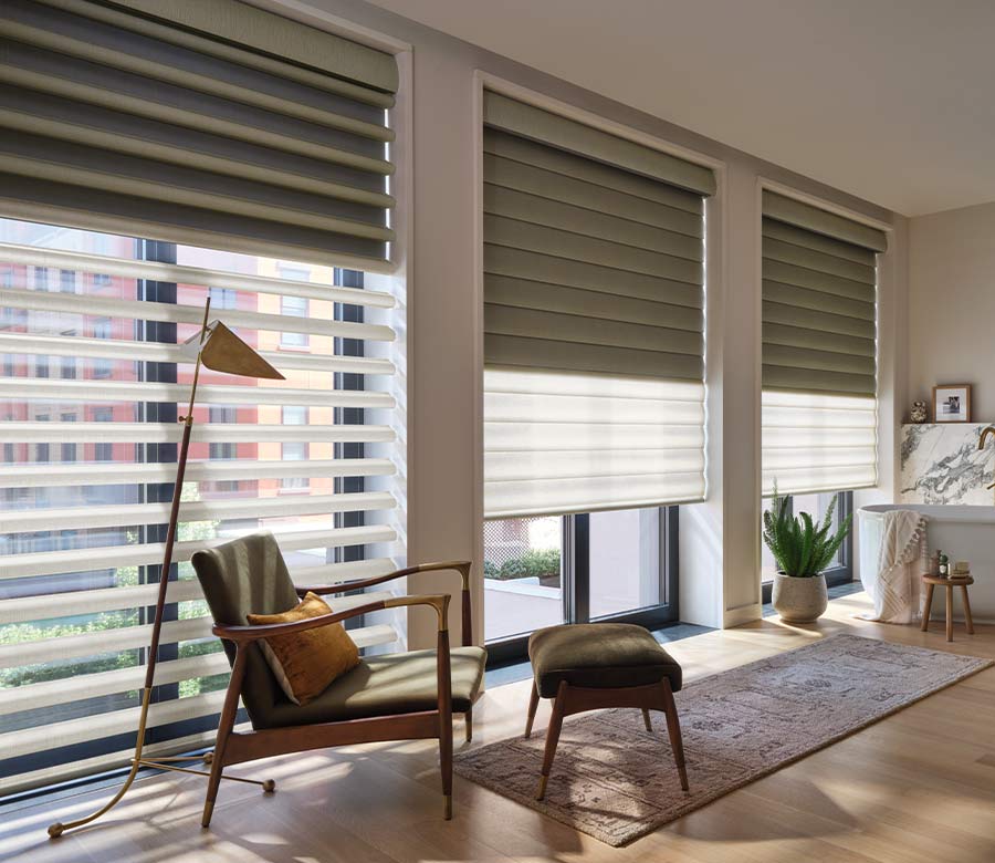 pirouette-window-treatments-dual-opacity-shades-floor-to-ceiling-hunter-douglas-rocky-mountain-shutters-shades-and-closets floor to ceiling pirouette window treatments
