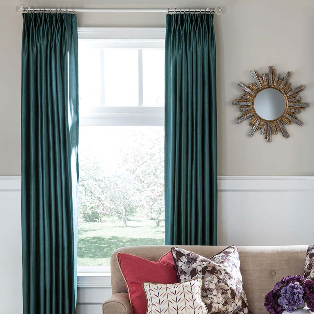custom-window-treatments-detail-living-room-green-featured-product-hunter-douglas-rocky-mountain-shutter-shades-closets