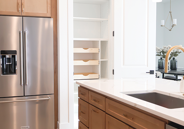 pantry storage organization after