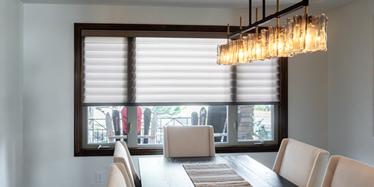 whole home window treatment makeover in Colorado home